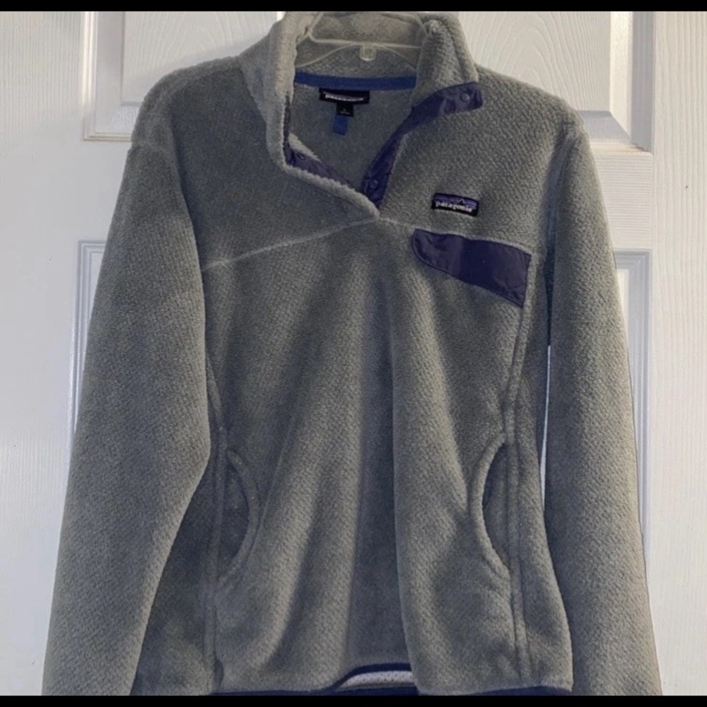 Patagonia Women's Gray Pullover Fleece Jacket